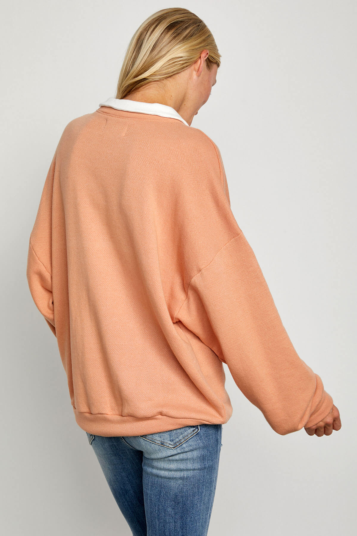 Bucketlist Bad News Babes Collared Sweatshirt